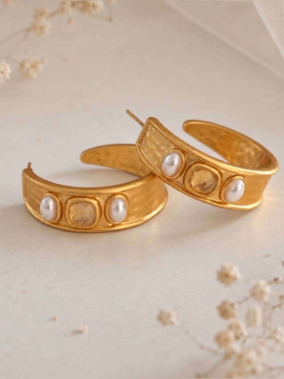 Julie Vos Savory Statement Hoop Ear